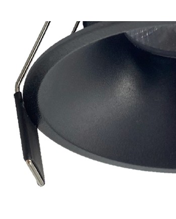 ROMBOK * Empotrable LED CCT Negro 12W IP65